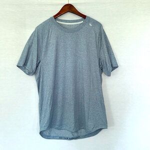 Light Blue Lululemon Short Sleeve Shirt